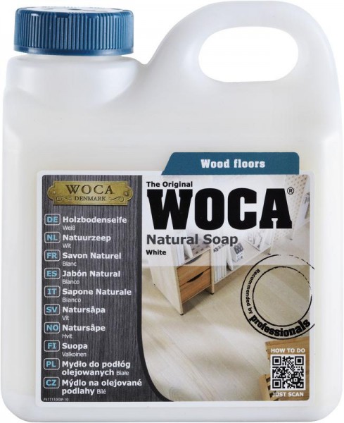 WOCA Holzbodenseife Weiß 1 liter